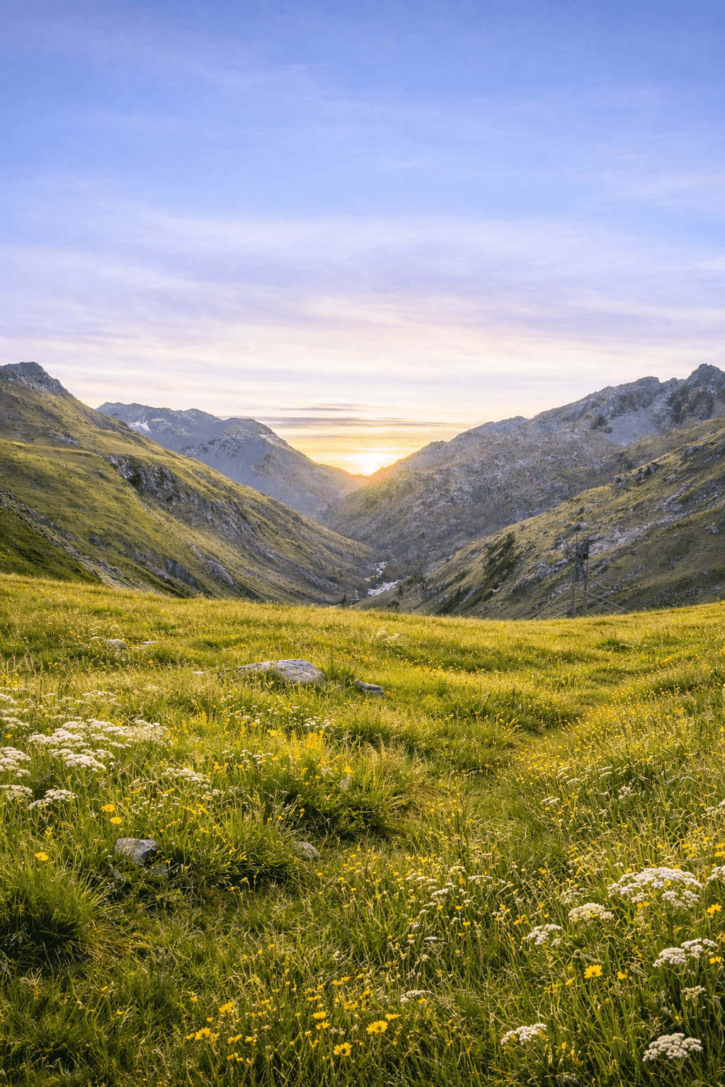 Furka Basecamp alpine landscape